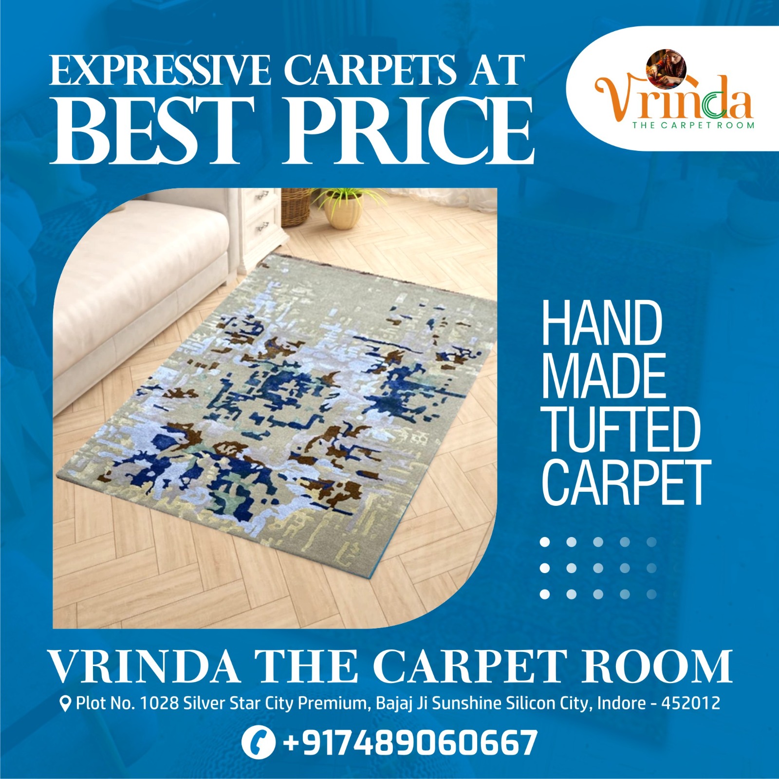 Best Distributor of Handmade Tufted Carpets in Indore