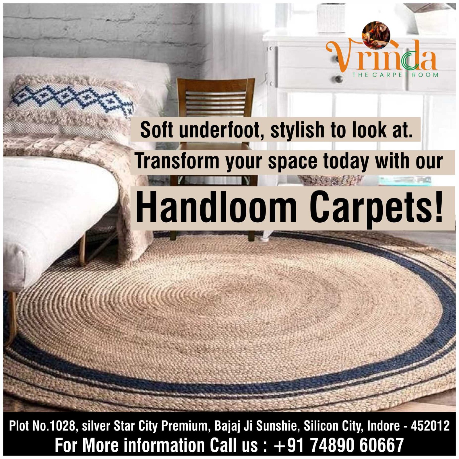 Best Supplier of Handloom Carpets in Indore