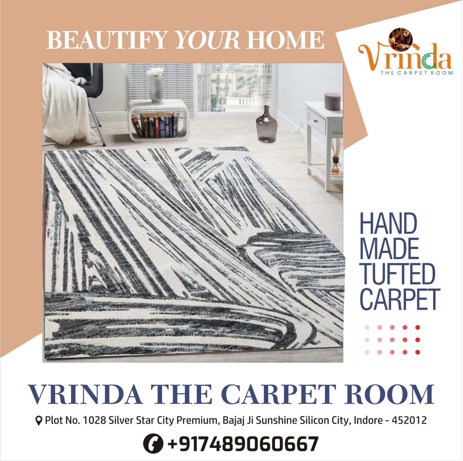 Best Supplier of Handmade Tufted Carpets in Indore